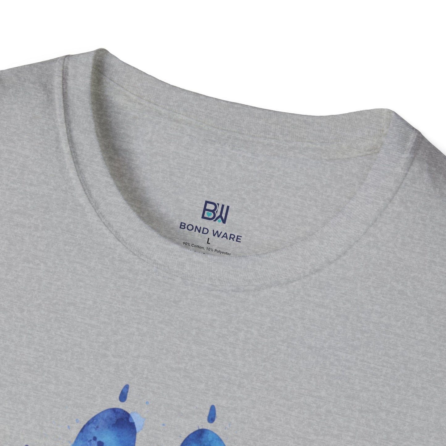 "Life is Better with Paws" Watercolor Paw Tee