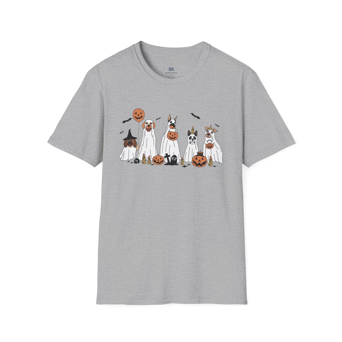 Howl-o-ween Ghost Dog Party T-Shirt