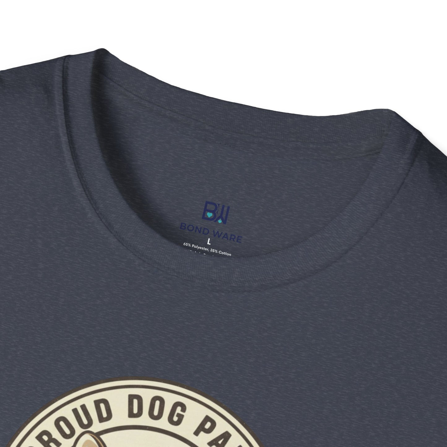 Proud Dog Parent Retro-Style Badge Tee