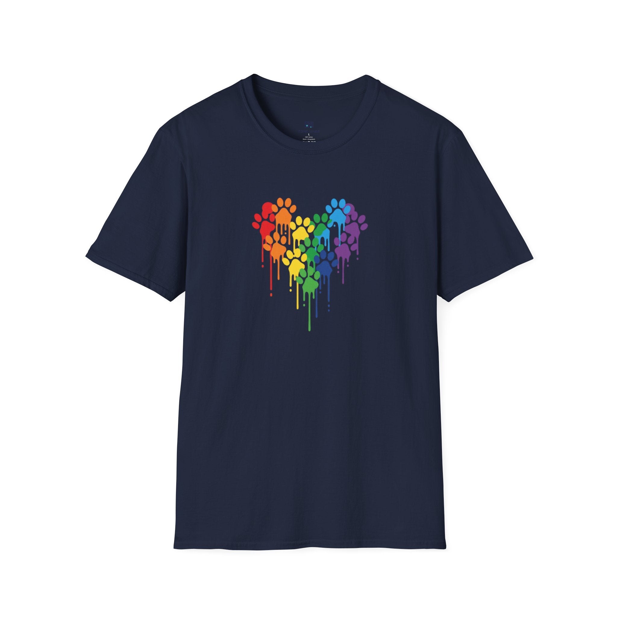 Dog Paws Hearted T-shirt