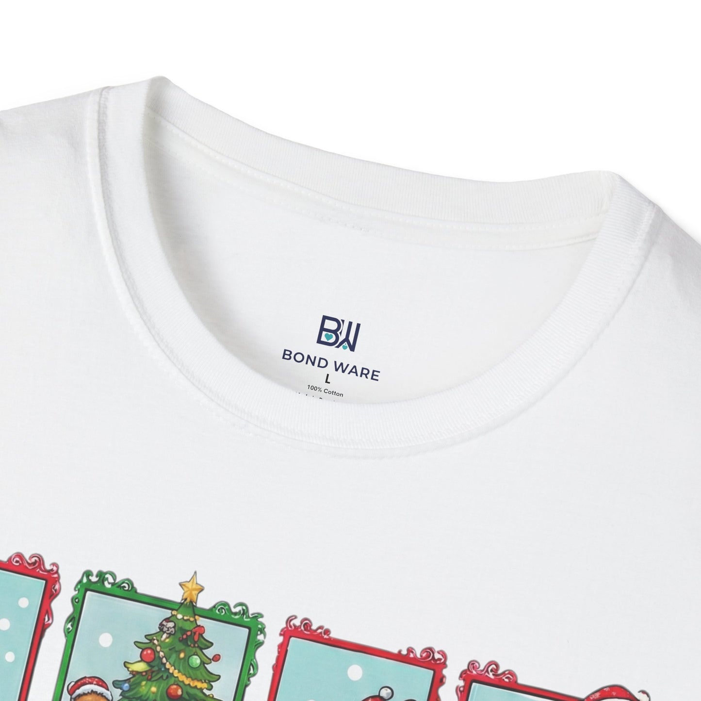 Merry Christmas Dog Comic Story Cute Puppy Holiday T-Shirt