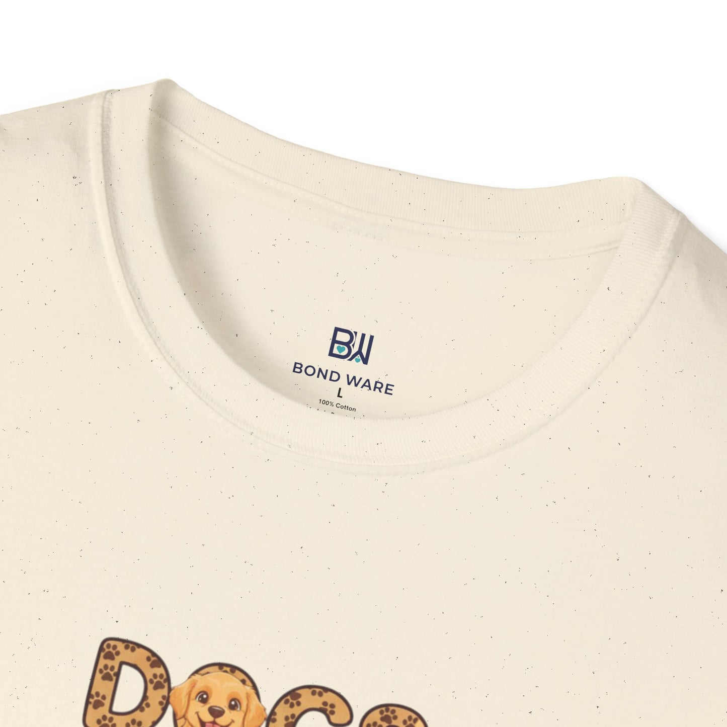 "Dogs Make Me Happy" Cute Cartoon Dog Tee