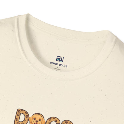 "Dogs Make Me Happy" Cute Cartoon Dog Tee