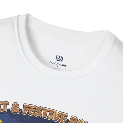 Merry Liftmas Fit & Festive Paws Dog Gym Holiday T-Shirt